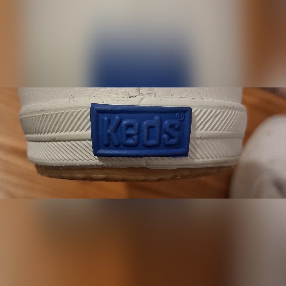 NWT RARE 1991 Korean Made Keds Starlight HiTop White Leather Sneaker Shoe SZ 10M - Picture 8 of 13